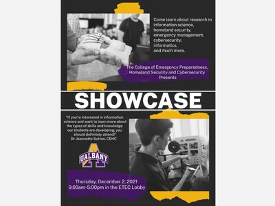 College of Emergency Preparedness, Homeland Security and Cybersecurity Showcase