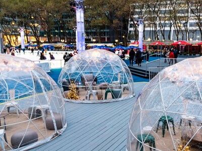 Winter Village in Bryant Park