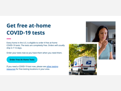 Order Your Free COVID Tests Now