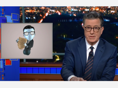 Late-night Talk Show Host Stephen Colbert Uses NFTs to Give Back